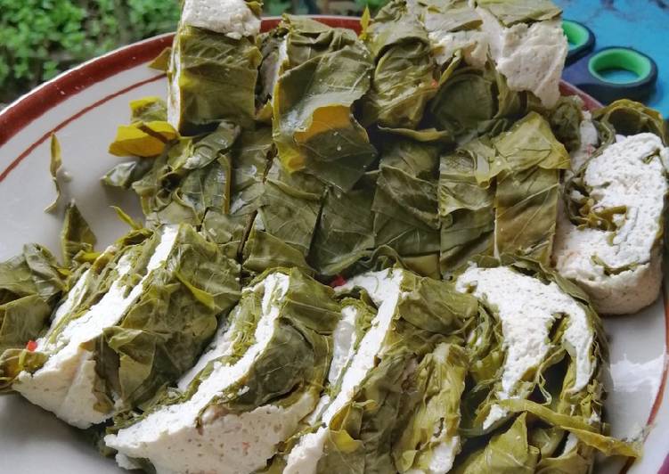 Resep Rolade tahu dan daun singkong yang Lezat Sekali