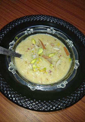 A picture of Mango kheer.
