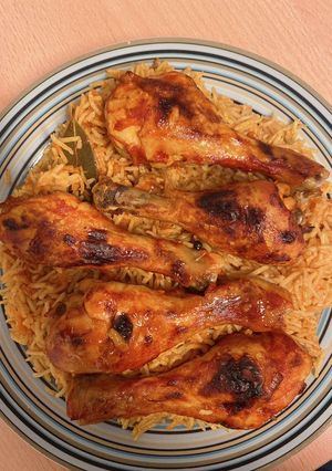 صورة لوصفة بخاري دجاج 🤭😋