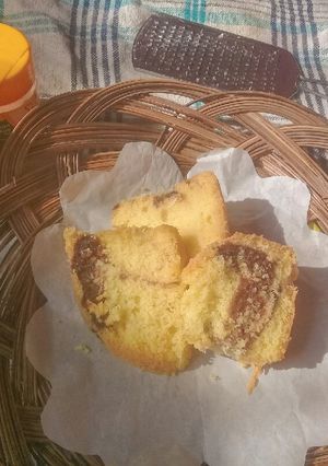 Foto resep Bolu Marble simple💙
