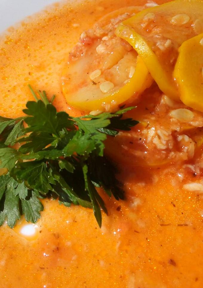 Кабачки с соусом 'Сацебели'