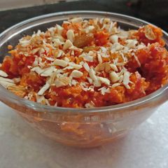 A picture of Gajar Ka Halwa.