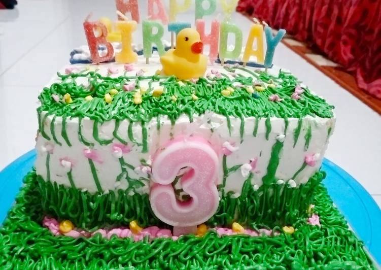 Resep Birthday cake sederhana, Bikin Ngiler
