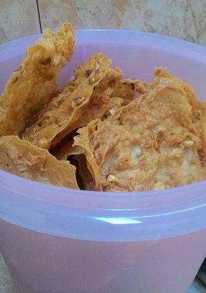 Foto resep Peyek Kacang om Rafie