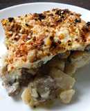 Картофельная запеканка с шампиньонами