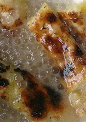 Hình của món Chè chuối đập.