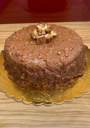Snickers torta recept fotója