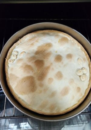 Una foto de Tarta fácil de choclo y atún