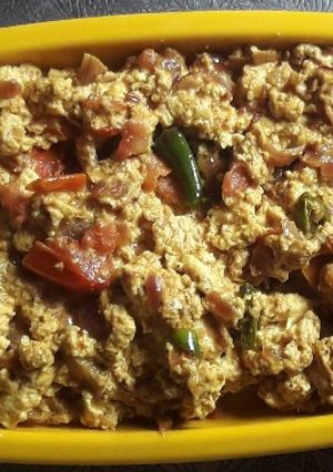 A picture of Paneer bhurji.