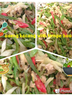 Foto resep Oseng kacang with tempe bosok