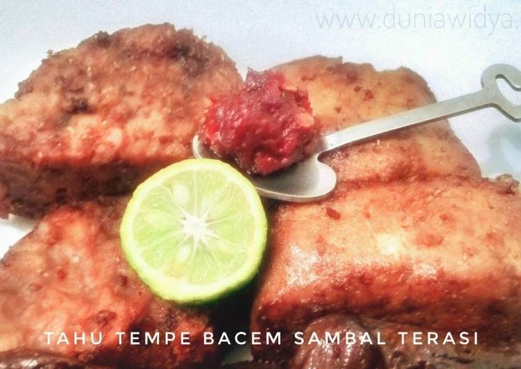 Langkah Mudah untuk Membuat Tahu Tempe Bacem Sambal Terasi yang Sempurna