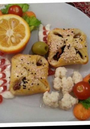 عکسی از دستور بقچه سیب زمینی