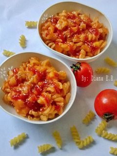 Foto resep Makaroni Saus Tomat #pr_pasta