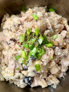 栗子菌菇雞肉燉飯 的食譜成品照片