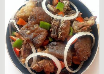 How to Prepare Yummy Fried goat meat