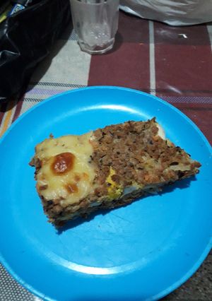 Una foto de Pastel de soja texturizada