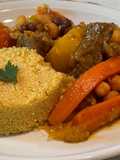 Cuscús con cordero y verduras