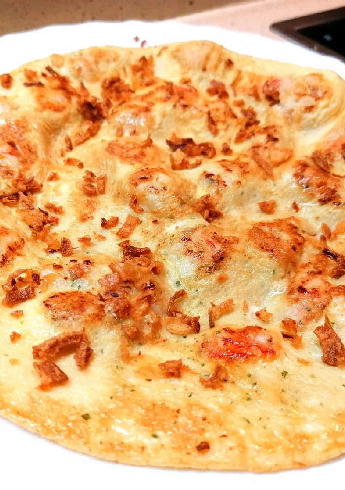 Una foto de Tortilla de gambas