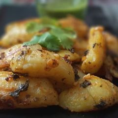 A picture of Grilled Garlic Potato.