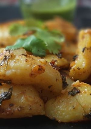 A picture of Grilled Garlic Potato.