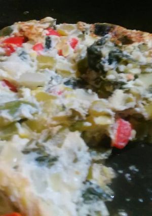 Una foto de Soufflé de verduras