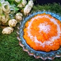 A picture of Suji ka halwa.