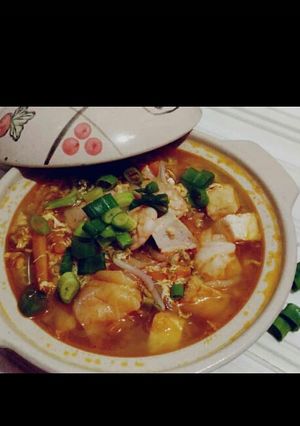 Foto resep Sunbuddu jiggae/sup tahu pedas