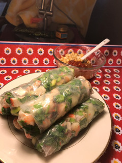 A picture of Summer Roll Malaysian...ish Way.
