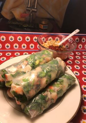 A picture of Summer Roll Malaysian...ish Way.