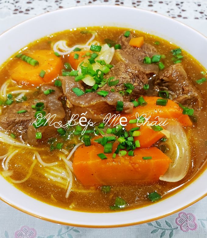 Hình của món Hủ tiếu bò kho.
