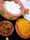 Dhabba daal with rice n Achaar