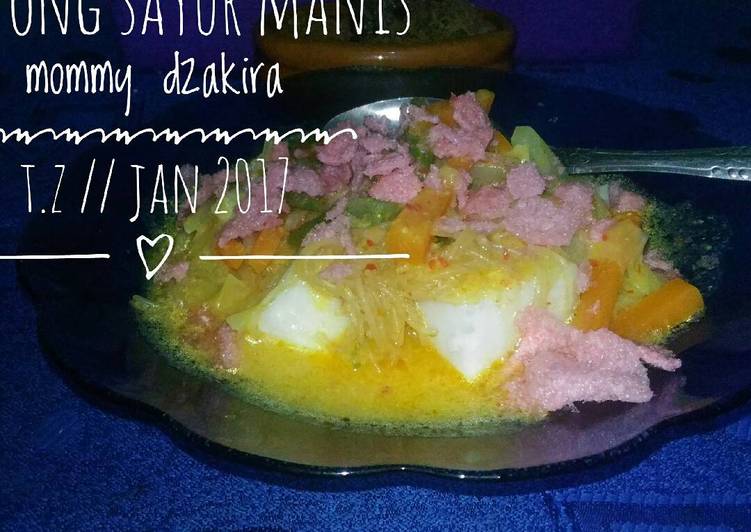 Resep Lontong sayur manis amii kia Lezat