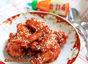 Foto resep Ayam Goreng Saus Madu Sriracha