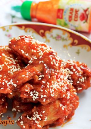 Foto resep Ayam Goreng Saus Madu Sriracha