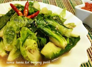 Foto resep Tumis Tunas Kol Bawang Putih