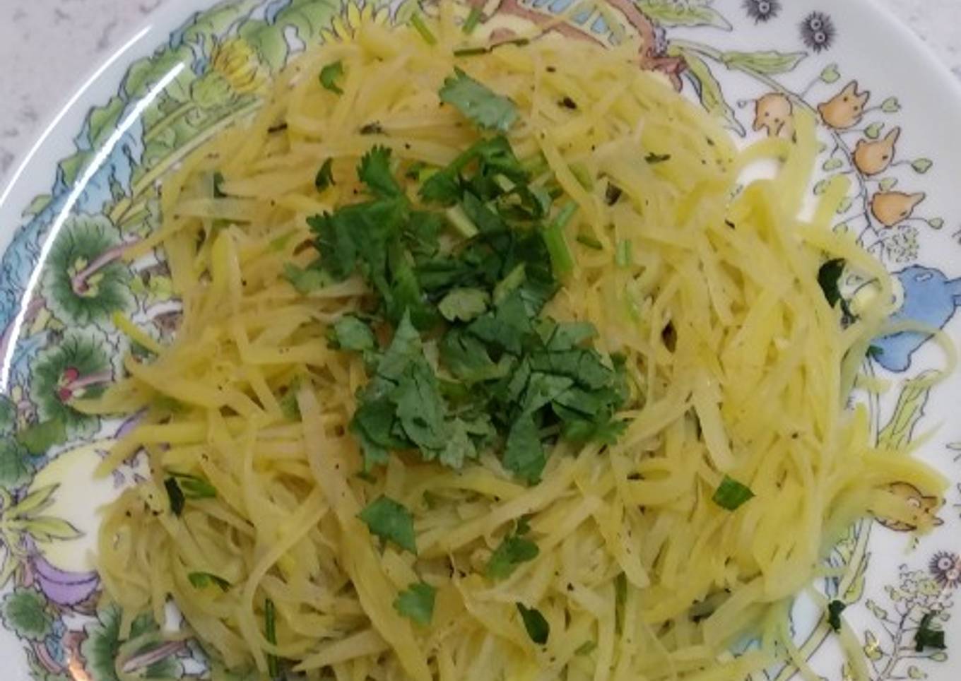 Pan fry potatoes (gamja bokkeum)