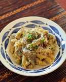 義式培根與朝鮮薊義大利麵 Penne con Carciofi e Pancetta
