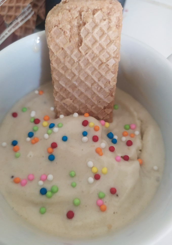 Una foto de Helado de Banano 🍌 Receta casera