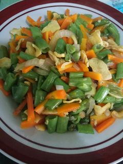 Foto resep Tumis buncis wortel telur