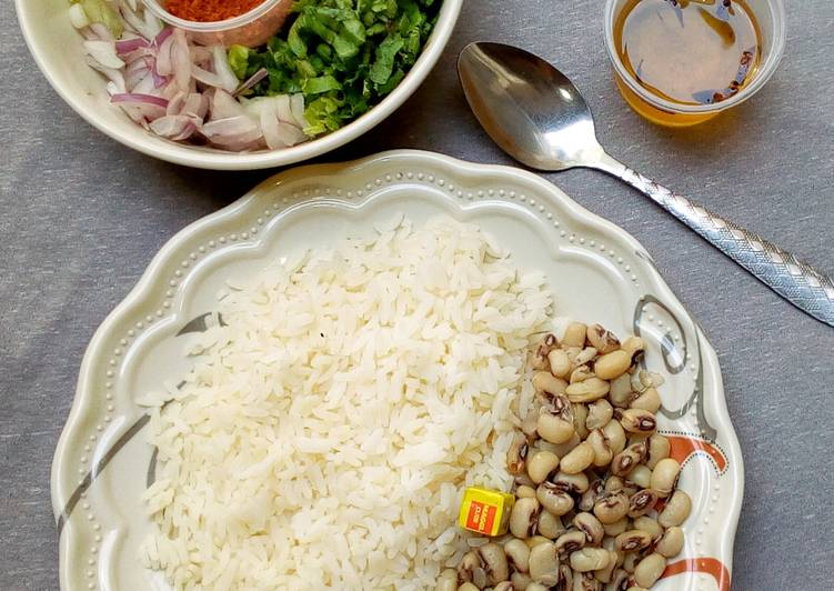 Rice and beans (garau garau)