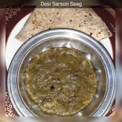 A picture of Desi Sarson Saag.