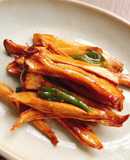 Nấm đùi gà kho ớt xiêm xanh