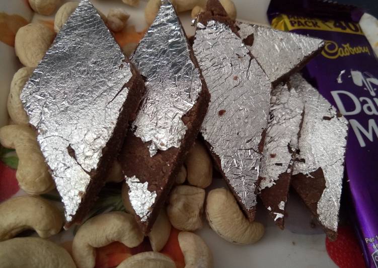 Chocolate kaju katli