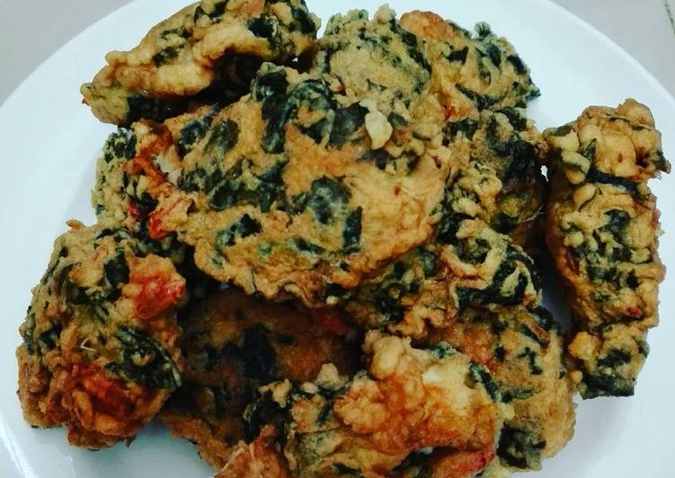 Proses meracik Ote-ote udang rumput laut keto Anti Gagal