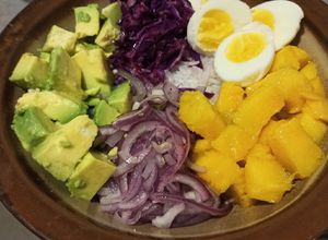 Una foto de Poke bowl simple (vegetariano)