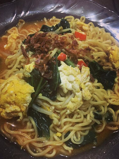 Foto resep Mie telur pedes