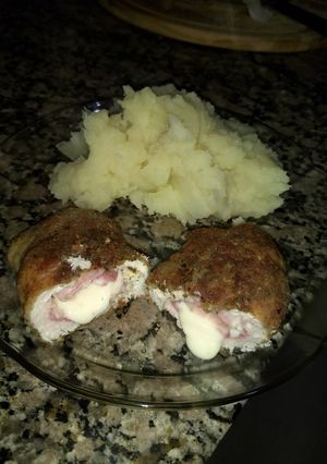 Una foto de Rollitos de pollo rellenos