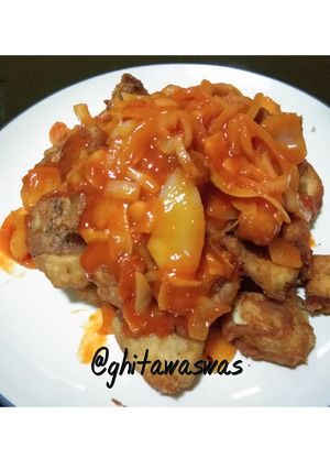 Foto resep Gurame Tepung Saus Asam Manis Pedas