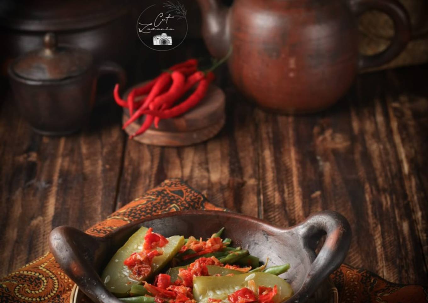Pecak timun kacang panjang
