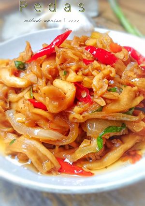 Foto resep Tumis Jamur Pedas